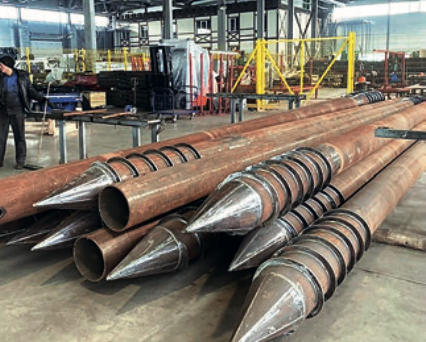 Винтовые сваи для фундамента